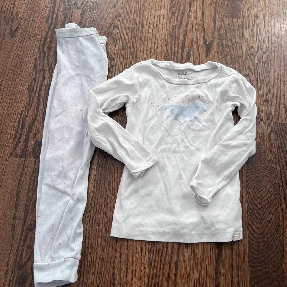 Girl's 4T Pajama Bundle - Gap, Old Navy, Carter's - Short and Long Sleeve